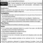 Jobs in Fazaia Schools And Colleges Kohat Fresh Jobs 4U Online apply Now