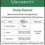 Abasyn University Jobs 2024 Latest