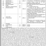 Board of Intermediate and Secondary Education Quetta Jobs 2024 Latest