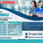 Exciting Nursing Job Career in Saudi Arabia Jobs 2024