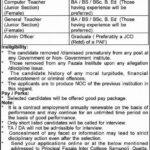 Fazaia School and College Quetta Jobs 2024 for Teachers