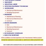 Kuwait Jobs Urgently Required for KIPIC Project