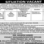 Maize & Millets Research Institute Yusafwala Sahiwal Jobs 2024 Latest