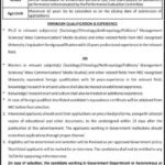 National Institute of Folk and Traditional Heritage (Lok Virsa) Islamabad Jobs 2024 Latest