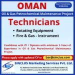 Oman Jobs in Oil and Gas Petrochemical Maintenance Project