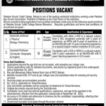 Pakistan Scouts Cadet College Batrasi Mansehra Jobs 2024 Latest