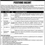 Pakistan Scouts Cadet College Batrasi Mansehra Jobs 2024 Latest New Jobs Open/Online Apply