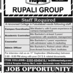 Rupali Group Pakistan Jobs 2024 Latest Jobs New Vacancies Open/Online Apply