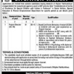 Social Welfare Special Education & Women Empowerment Department KPK Jobs 2024 Latest New Jobs Open/Online Apply