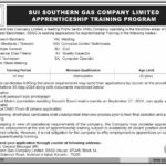 Sui Southern Gas Company Limited SSGC Jobs 2024 for Apprenticeship Program