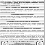 Tariq Glass Industries Limited TOYO Jobs 2024 Latest