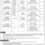 Teaching Faculty Required Jobs 2024 for Rawalpindi and Islamabad