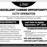 The University of Lahore UOL Jobs 2024 Apply Online