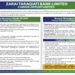 ZTBL Jobs 2024 Zarai Taraqiati Bank Jobs