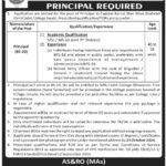 Captain Karnal Sher Khan Shaheed (NH) Cadet College Swabi Jobs 2024 Latest