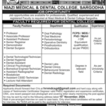 Latest Vacant Position At Niazi Medical and Dental College NMDC Jobs 2024