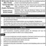 New Vacant Job Position Fazaia School and College Chakwal Jobs 2024