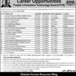 Punjab Information Technology Board PITB New Jobs 2024 Latest