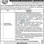 Women University Swabi Jobs 2024