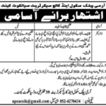 Army Public School and College Sialkot Jobs 2024