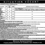 Faisalabad Institute of Cardiology Faisalabed Jobs Recruitment 2025 New Jobs