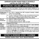 Fresh Jobs in Sardar Kaura Khan Trust Muzaffargarh