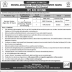 National Database and Registration Authority NADRA Jobs January 2025 New Jobs