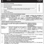 Government College Women University Faisalabad Jobs 2025 Apply Online, Advertisement, Vacancy, Eligibility, Last Date