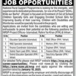 NRSP Jobs 2025 Advertisement, Check Last Date to Apply